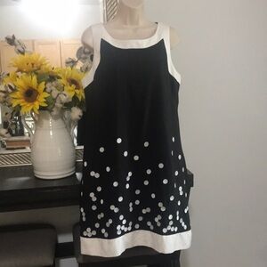 Black and White Halter Mini Sundress